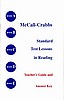 McCall-Crabbs Standard Test Lessons In Reading: Books A-E Guide & Answer Key